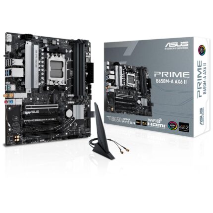 ASUS Placa Base AMD B650 Micro-ATX, DDR5, Compatible con PCIe 5.0 M.2_0