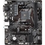 Gigabyte A520M S2H - Placa madre con AMD Ryzen AM4, MicroATX, 4+3 fases digital PWM, Gigabyte Gaming GbE LAN, NVMe PCIe 3.0 x4 M.2/3 interfaces de visualización, Q-Flash Plus, RGB Fusion 2.0_0