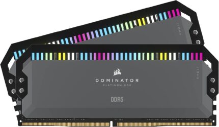 Corsair Dominator Platinum RGB DDR5 32GB (2x16GB) DDR5 hasta 5600MHz CL36 AMD Expo Intel XMP iCUE Memoria de Ordenador Compatible - Gris (CMT32GX5M2B5600Z36)_0
