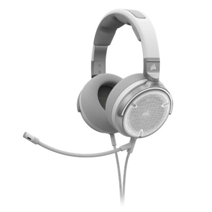 Corsair VIRTUOSO PRO Auriculares con Cable para Juegos Multiplataforma de Espalda Abierta - Micrófono Desmontable - Controladores Grafeno - PC, Mac, PS5, PS4, Xbox, Nintendo Switch, Móvil - Blanco_0
