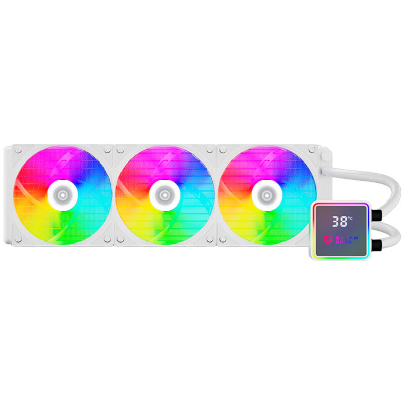 Cooler Líquido Balam Rush Br-944076 Rgb Blanco 360mm_0