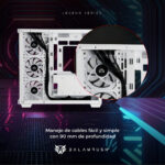 Gabinete Gamer Balam Rush Media Torre Tank Master Atx 4 Fan Color Blanco/negro_8