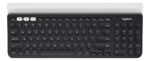 Teclado Logitech Qwerty Español Latinoamérica Color Negro Y Blanco Negro/blanco_0
