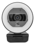 Yeyian Webcam Stream Flexcam, 2k 2560 X 1440 Píxeles, Hdr, Micrófono, Luz Led 3 Temperaturas, Control Remoto, Soporte 3d Usb, Para Transmisión En Vivo, Conferencia, Videollamada, Juego Negro_1