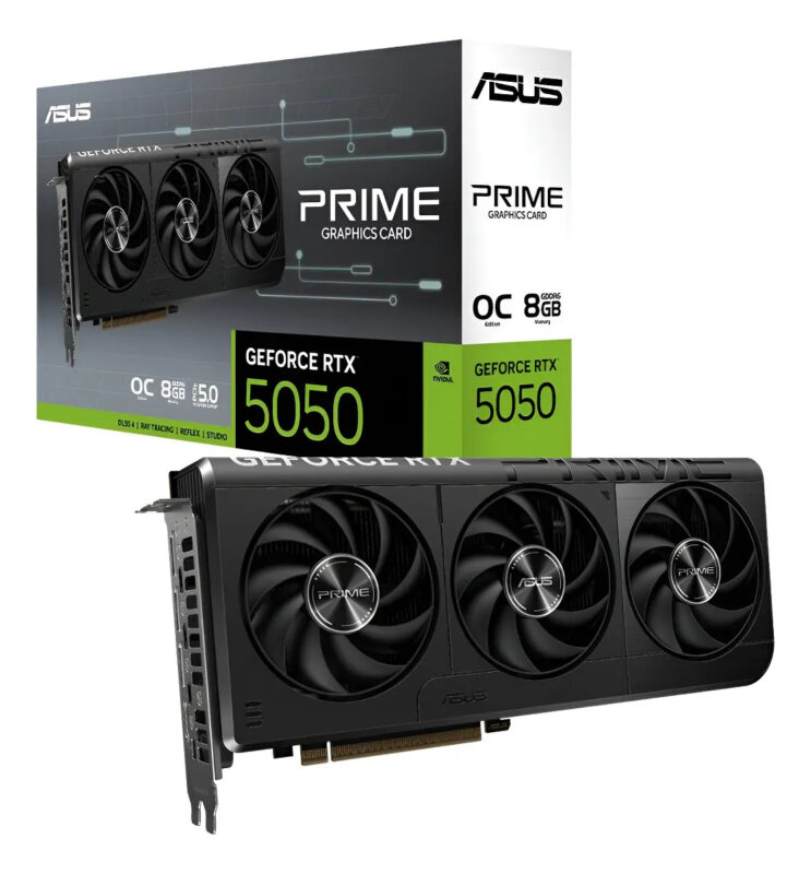 Tarjeta Gráfica Asus Prime Nvidia Geforce Rtx 5050 Oc, 8 Gb_0