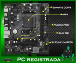 Tarjeta Madre Asrock A520m-hdv Am4 Matx Negro_8