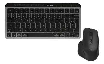 Kit Teclado Y Mouse Acteck Krea Mk750 Negro Inalámbrico_0
