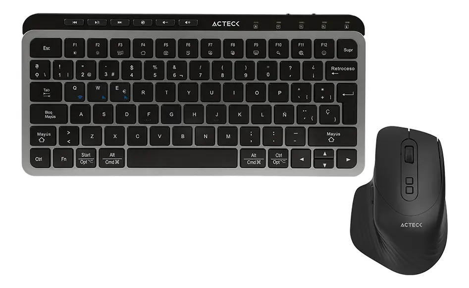 Kit Teclado Y Mouse Acteck Krea Mk750 Negro Inalámbrico_0 Kit Teclado Y Mouse Acteck Krea Mk750 Negro Inalámbrico_0