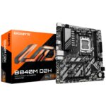 GIGABYTE Tarjeta Madre B840M D2H AM5 2X DDR5 1 x M.2 PCIe 4.0 Micro ATX_0