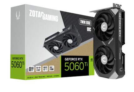 ZOTAC Gaming GeForce RTX 5060 Ti 8GB Individual Edge OC DLSS 4 8GB GDDR7 128-bit 28 Gbps PCIE 5.0 Tarjeta grÃ¡fica para Juegos, IceStorm 2.0 Cooling, SFF-Ready, ZT-B50610H-10M_0