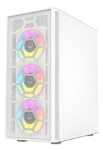Gabinete Gamer Balam Rush Dragonfly Ii Mesh Gm740 Blanco_1