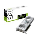 GIGABYTE GeForce RTX 5060 Ti Aero OC 8G Tarjeta gráfica, 8 GB 128 bits GDDR7, PCIe 5.0, Sistema de refrigeración WINDFORCE, Tarjeta de Video GV-N506TAERO OC-8GD_0