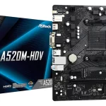 Tarjeta Madre Asrock A520m-hdv Am4 Matx Negro_0