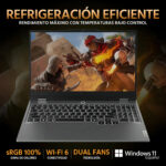 Laptop Gamer Lenovo Loq Nvidia Geforce Rtx 3050 Amd Ryzen 5 7235hs 16gb Ddr5 512gb Ssd 15.6 Full Hd 144hz W11 Teclado Español Mouse Gaming Estable Gris_2