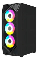 Gabinete Gamer Ocelot Polygon-e5 Atx Cristal Templado Rgb Negro_2
