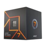 Procesador AMD Ryzen 7 7700 con Ventirad Wraith Stealth. 8 núcleos/16 Hilos desenfrenados Zen Architecture 4. 40 MB L2 + L3 Cache. TDP de 65 W. Aumento de frecuencia de hasta 5,3 GHz. Socket AMD 5_0