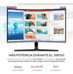Monitor Curvo 32 SAMSUNG Essential S3 4ms 100Hz VA Full HD HDMI D-SUB_3