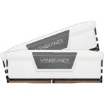 Corsair Vengeance DDR5 RAM de 64 GB (2 x 32 GB) 5200 MHz CL40 Intel XMP iCUE Memoria de computadora Compatible - Blanco (CMK64GX5M2B5200C40W)_0