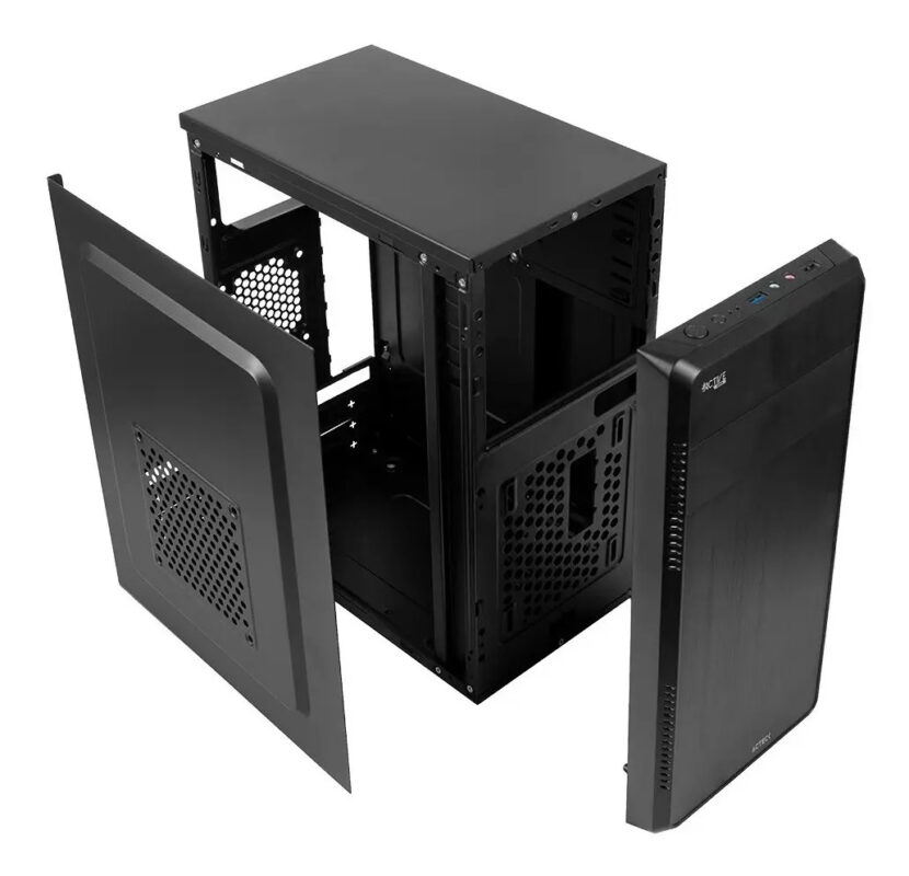 Gabinete Mini Torre Acteck Kioto M-atx / M-itx / Usb 3.0 Color Negro_1