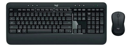 Kit De Teclado Y Mouse Inalámbrico Logitech Mk540 Español España De Color Negro_0