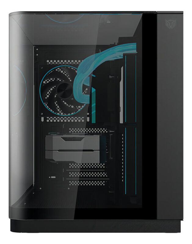 Gabinete Gamer Balam Rush Tank Expert Curve 6800 Atx Media Torre 3 Fan Panel Curvo Cristal Templado Usb-c Argb Negro Br-941570_1