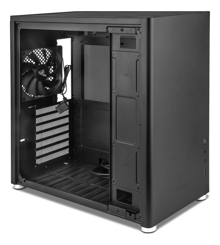 Gabinete Yeyian Hussar Ycm-ashus-01wh Negro, Midi-tower_0