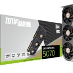 ZOTAC Gaming GeForce RTX 5070 Solid OC DLSS 4 12GB GDDR7 192-bit 28 Gbps PCIE 5.0 Tarjeta grÃ¡fica para Juegos, IceStorm 2.0 Cooling, Spectra RGB Lighting, ZT-B50700J-10A_0