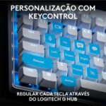 Teclado Alámbrico Gaming Pro X Tkl Rapid Color Blanco Logitech Inglés Us_5