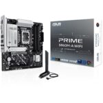 ASUS Tarjeta Madre Prime B860M-A WiFi LGA 1851 4X DDR5 2X M.2 PCIe 5.0 USB-C WiFi 6E BT 5.3 Micro ATX_0