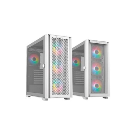 Balam Rush Gabinete Gamer Twin Mate 7000 ATX 4 Fan USB-C (Blanco)_0