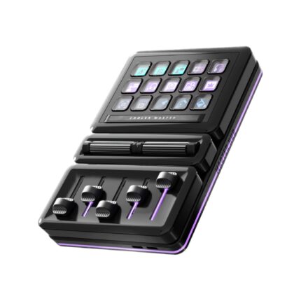 Cooler Master MasterHUB Stream Kit: Totalmente Modular te Permite Personalizar con Base, visualizaciÃ³n IPS de 15 Teclas, 2 Rodillos y 5 mÃ³dulos Fader, potenciando tu Flujo de Trabajo_0