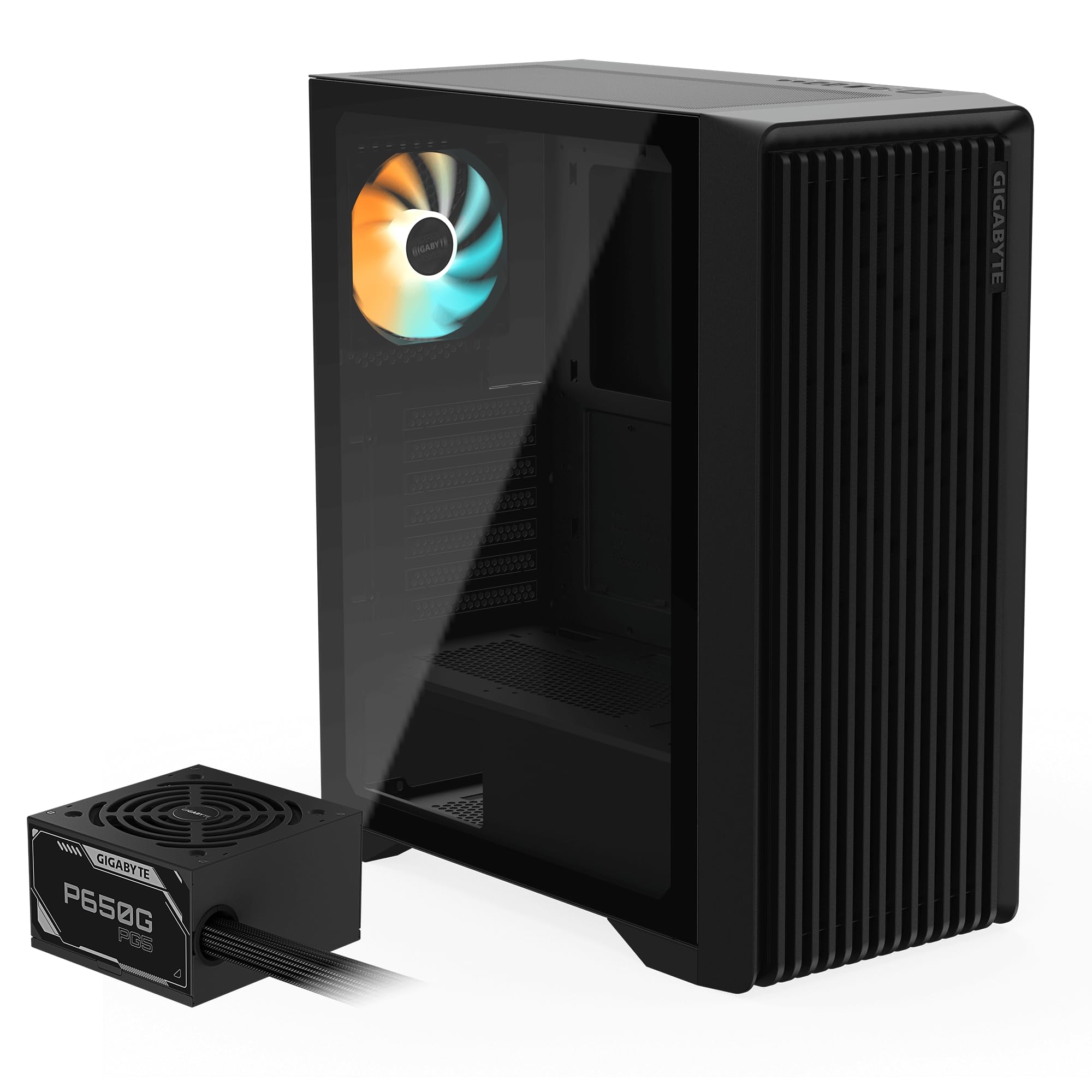 GIGABYTE Gabinete con Fuente de Poder GB-C103GP65G5 Media Torre C103 Color Negro Fuente 650W Gold PG5 Panel Lateral de Vidrio Templado_0 GIGABYTE Gabinete con Fuente de Poder GB-C103GP65G5 Media Torre C103 Color Negro Fuente 650W Gold PG5 Panel Lateral de Vidrio Templado_0
