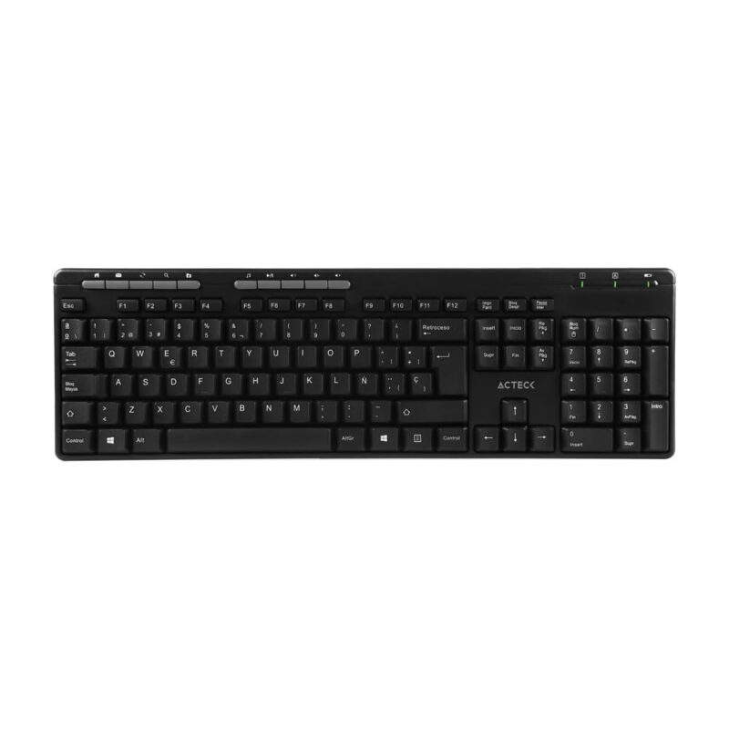 ACTECK Teclado AC-913973 INALAMBRICO Negro_0