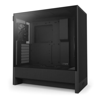 NZXT Gabinete H5 Flow ATX Negro con Cristal Templado, USB 3.2 y USB Tipo-C â Torre para PC Gaming_0