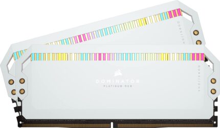 Corsair Dominator Platinum RGB DDR5 RAM 32GB (2x16GB) hasta 5200MHz CL40 Intel XMP 3.0 Memoria de Ordenador de Sobremesa â Blanco (CMT32GX5M2B5200C40W)_0