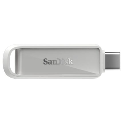 SanDisk 64GB Phone Drive with USB Type-C - Up to 150MB/s, USB 3.2 Gen 1, Flash Drive for Type-C iPhone, iPad, Mac Devices, Arctic White - SDIXS0N-064G-GN6NE_0