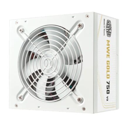 Fuente DE Poder Cooler Master 750W / Blanco/MWE V3 ATX 3.1 / 80PLUS Gold CERTIFICADA/NO Modular/Gamer_0