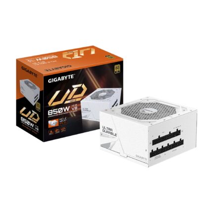 GIGABYTE UD850GM PG5 V2 Ice - 850W 80 Plus Certificado Platinum - PCIe5.1 Ready - ATX3.1 - Fuente de alimentaciÃ³n Totalmente Modular (GP-UD850GM PG5 Ice)_0