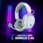 Audífonos Game Factor Hsb600, Inalámbrico, Bluetooth, Blanco_3
