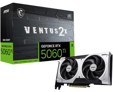 MSI Gaming RTX 5060 Ti 8G Ventus 2X OC Plus Tarjeta grÃ¡fica (8GB GDDR7, TBA-bit, Rendimiento Extremo: TBA MHz, DisplayPort x3 2.1a, HDMI 2.1b, NVIDIA Blackwell Architecture)_0