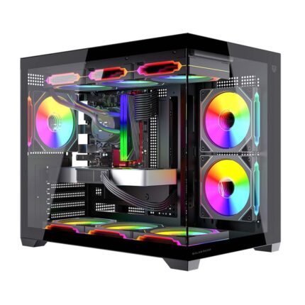 Balam Rush Tank Core Pro Gabinete Gamer Mini Torre GI925, Negro, Cristal Templado, M-ATX, 3 Ventiladores ARGB 120mm, USB 3.0_0