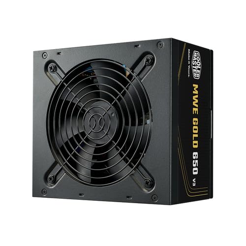 Cooler Master Fuente de Poder MWE Gold V3 650W ATX 3.1, 80 Plus Gold, No Modular, 120mm, 2 EPS_0 Cooler Master Fuente de Poder MWE Gold V3 650W ATX 3.1, 80 Plus Gold, No Modular, 120mm, 2 EPS_0
