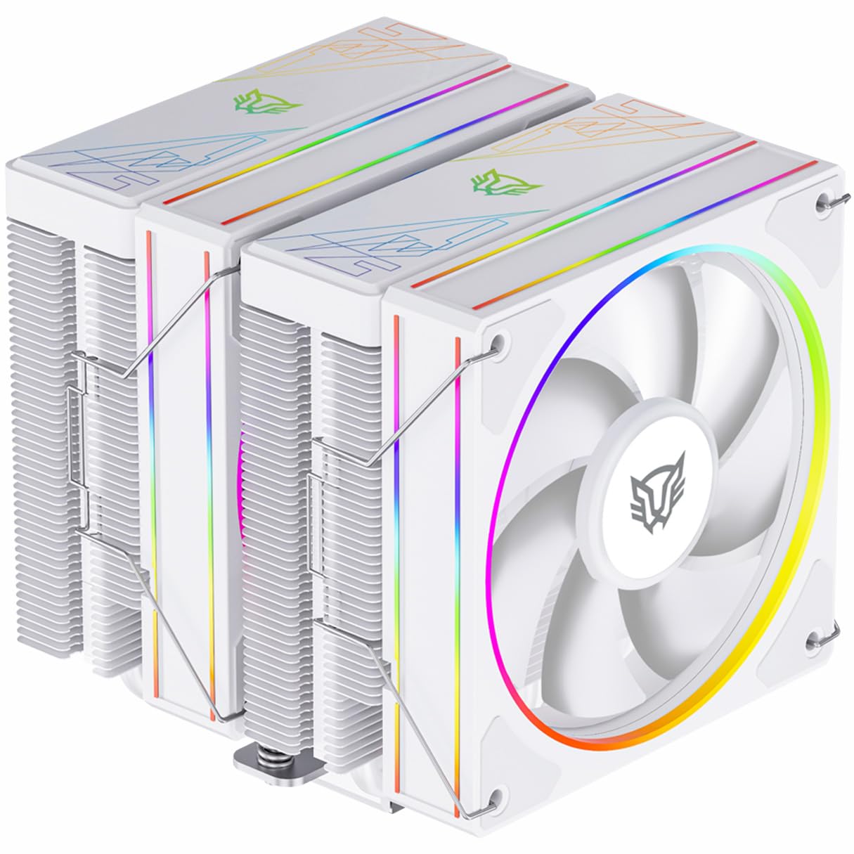 BALAM RUSH Disipador Doble CPU Gamer HELIUX PRO HEX70 120mm ARGB 3pin LGA1851 AM5 600-2000 RPM 4-pin PWM 6 Pipas Blanco BR-942010_0 BALAM RUSH Disipador Doble CPU Gamer HELIUX PRO HEX70 120mm ARGB 3pin LGA1851 AM5 600-2000 RPM 4-pin PWM 6 Pipas Blanco BR-942010_0