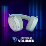 Audífonos Game Factor Hsb600, Inalámbrico, Bluetooth, Blanco_5