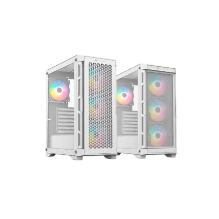 Balam Rush Gabinete Gamer Twin Mate 5000 ATX 4 Fan USB-C (Blanco)_0