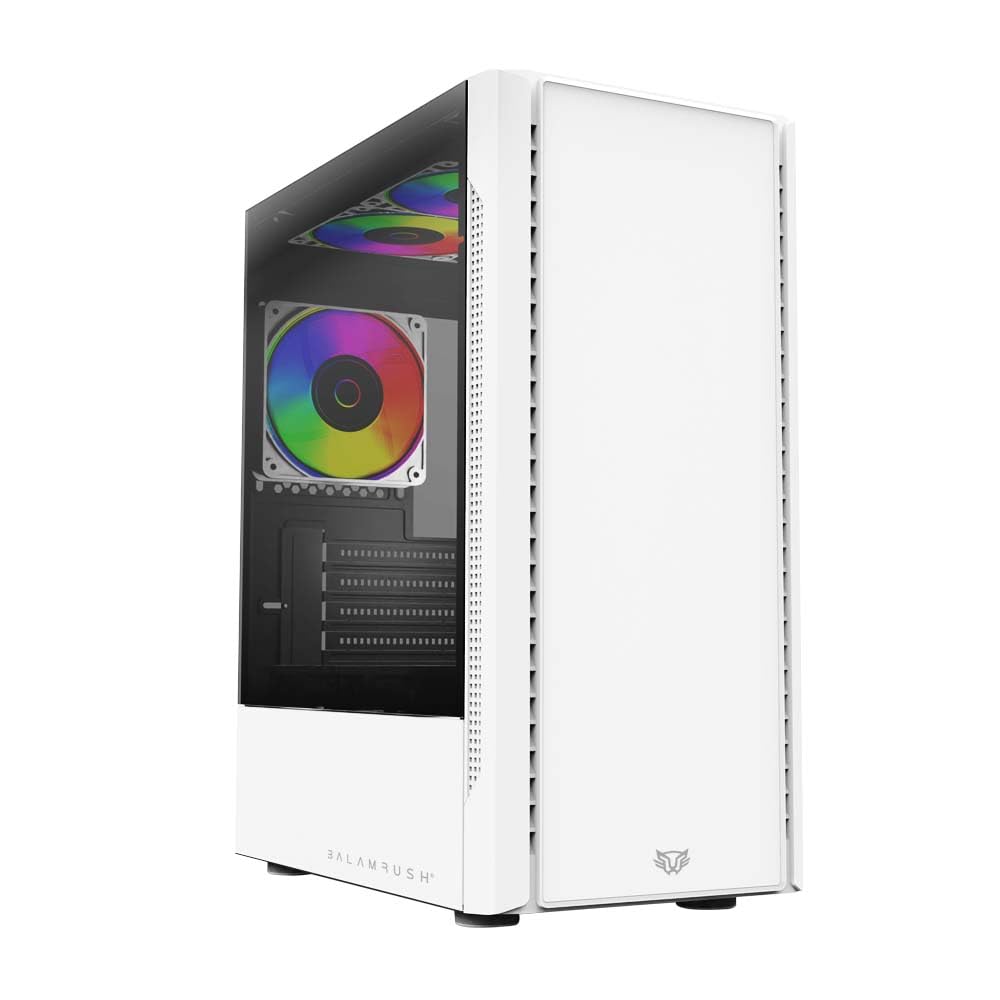 Balam Rush Gabinete Gamer Mini Torre NYX GI730 / MAX MB M-ATX 280 mm / 1x USB 3.0 + 2X USB 2.0 + 3xFan ARGB/Panel Izq Cristal + Frente Solido/Blanco_0 Balam Rush Gabinete Gamer Mini Torre NYX GI730 / MAX MB M-ATX 280 mm / 1x USB 3.0 + 2X USB 2.0 + 3xFan ARGB/Panel Izq Cristal + Frente Solido/Blanco_0