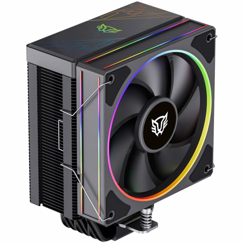 BALAM RUSH Disipador CPU Gamer HELIUX PRO HEX60 120mm ARGB 3pin LGA 1851 AM5 600-2000 RPM 4-pin PWM 6 Pipas Negro BR-942027_0