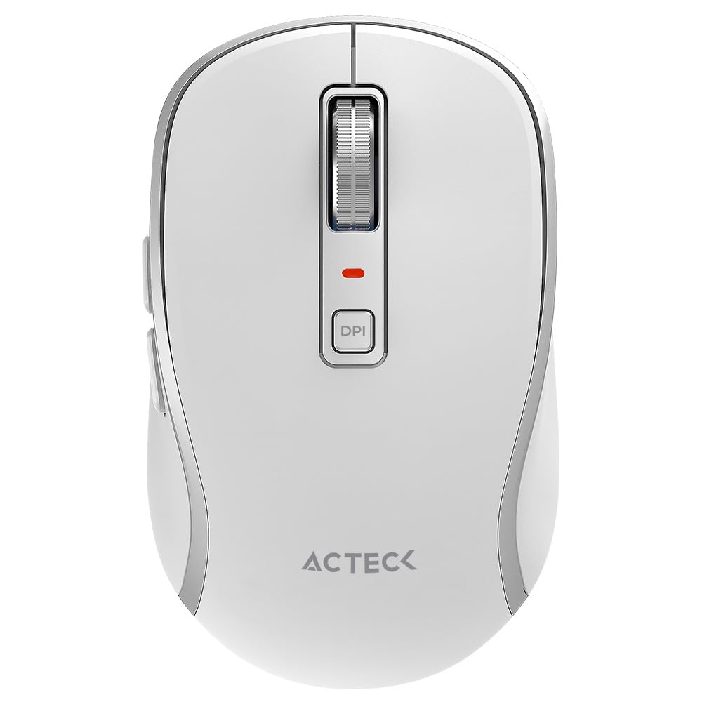 Acteck Optimize Mouse Multidispositivo Trip Pro MI580, 2.4 GHz + 2 Modos Bluetooth, hasta 1600 dpi, 6 Botones, Ultra Portátil, Recargable, Blanco_0 Acteck Optimize Mouse Multidispositivo Trip Pro MI580, 2.4 GHz + 2 Modos Bluetooth, hasta 1600 dpi, 6 Botones, Ultra Portátil, Recargable, Blanco_0