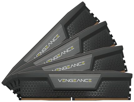 Corsair Vengeance DDR5 RAM 128GB (4x32GB) hasta 5600MHz CL40 Intel XMP iCUE Memoria de Ordenador Compatible - Negro (CMK128GX5M4B5600C40)_0