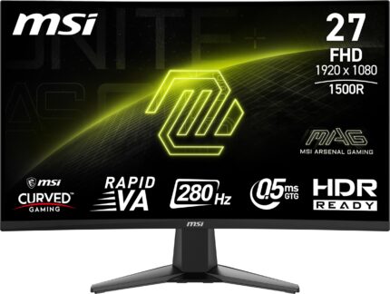 MSI Monitor Gamer Curvo 27 mag 276CXF 0.5ms 280Hz Full HD Rapid VA HDMI DP mag 276CXF_0